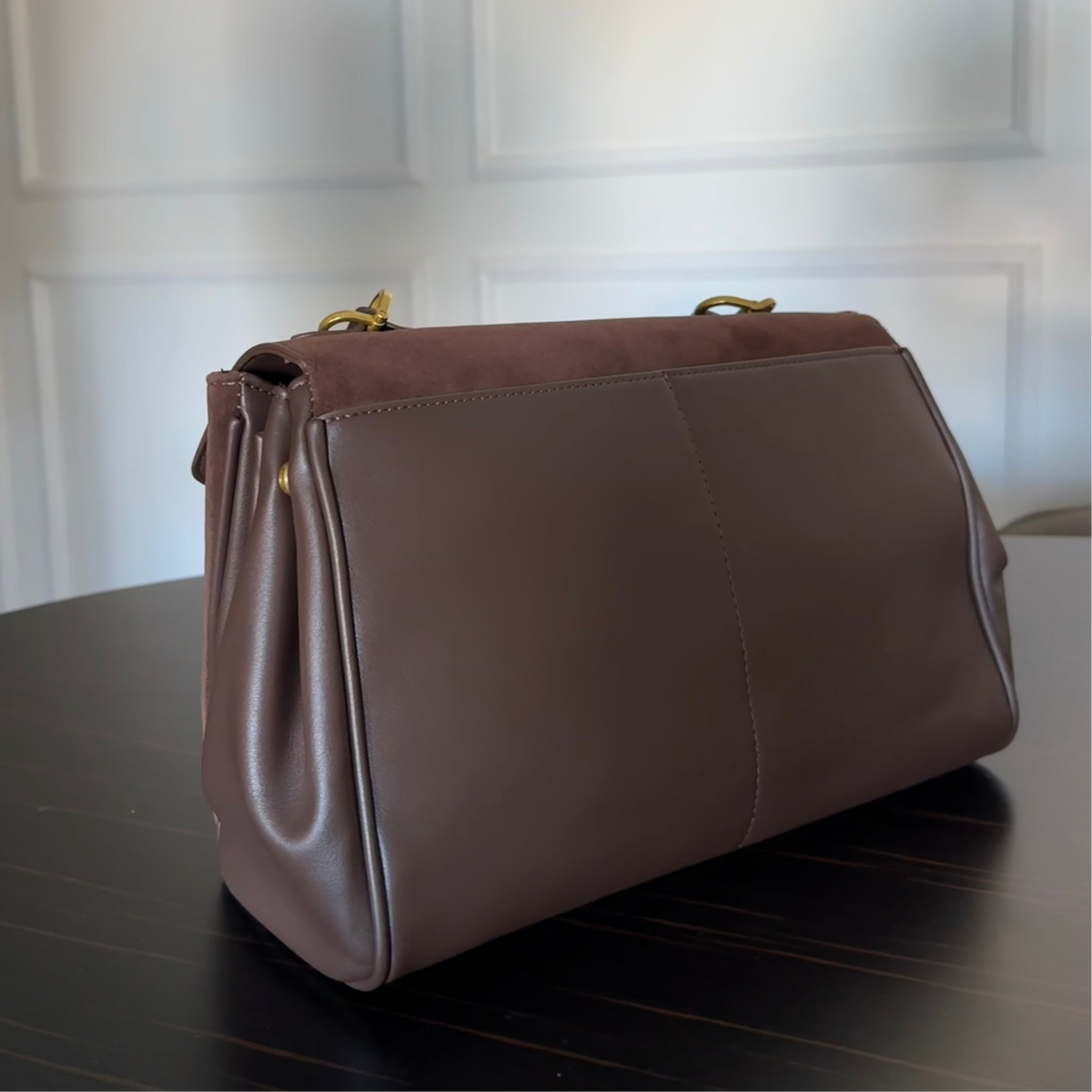 Ciara Piel | Bolso de piel auténtica café