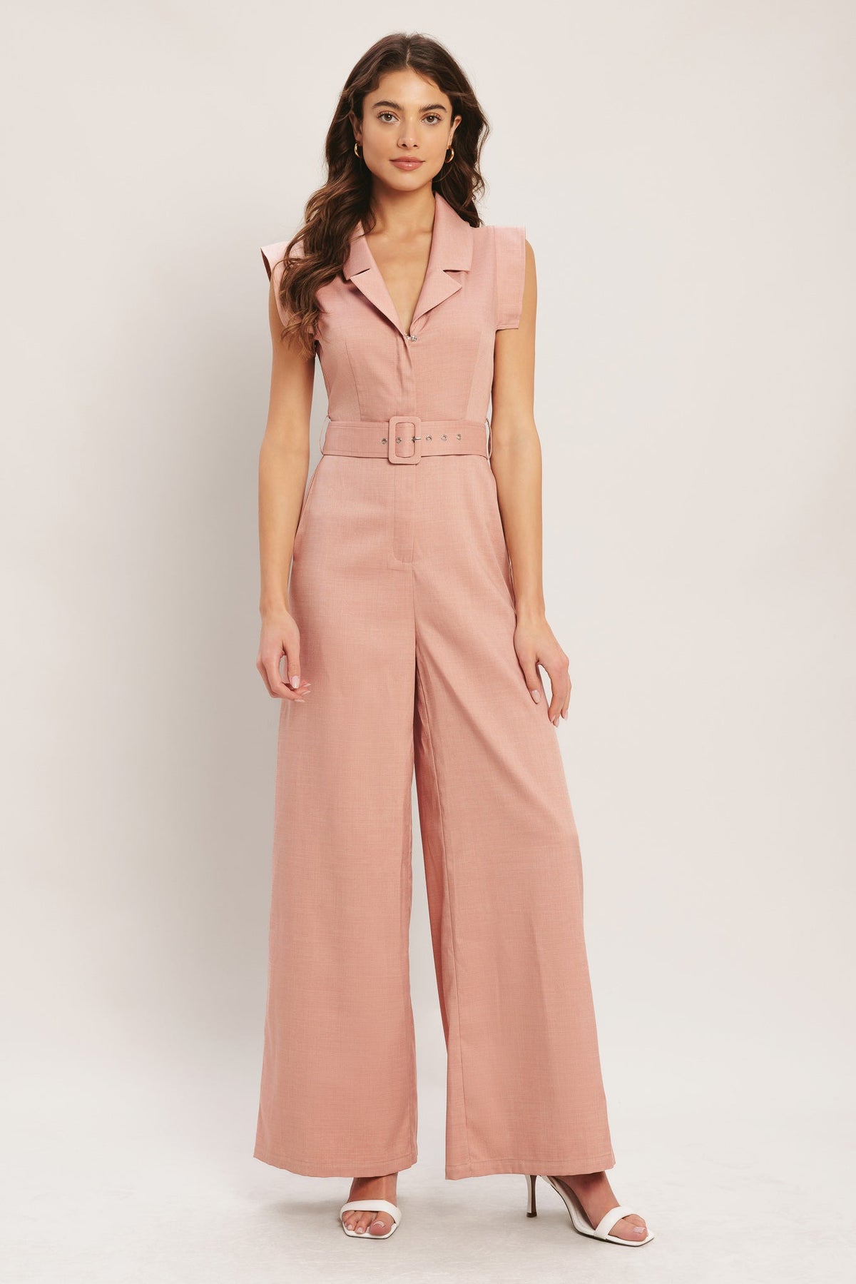 Isabel - Vestido Largo Elegante Rosa Empolvado