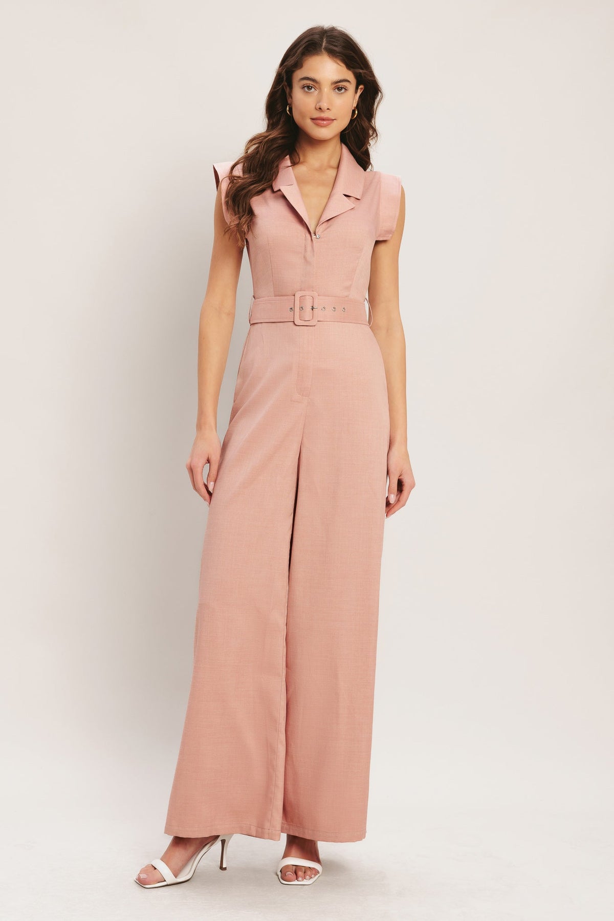 Isabel - Vestido Largo Elegante Rosa Empolvado