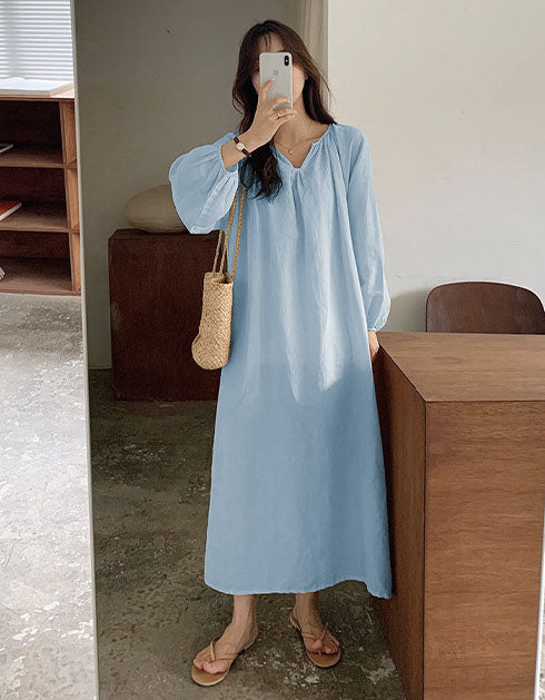 Lucía - Vestido Lino Largo