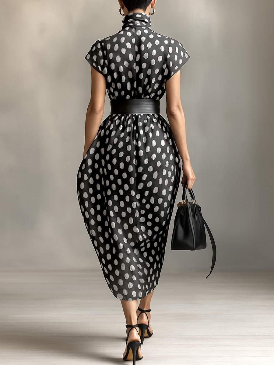 Rocío | Vestido maxi de lunares