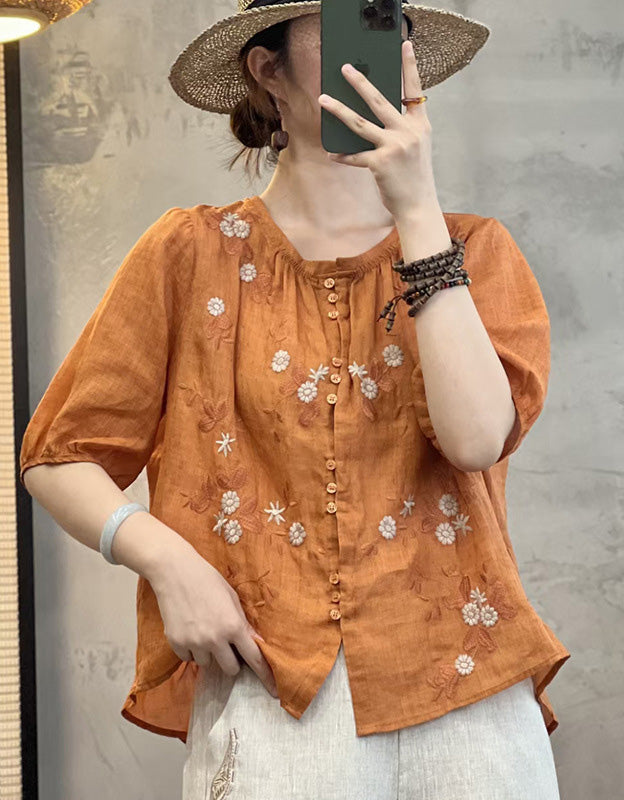 Sofía - Blusa Bordada Verano