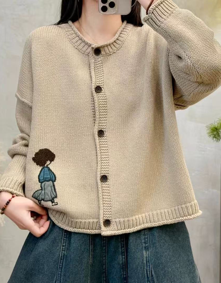 Sofía – Cárdigan casual de punto con botones