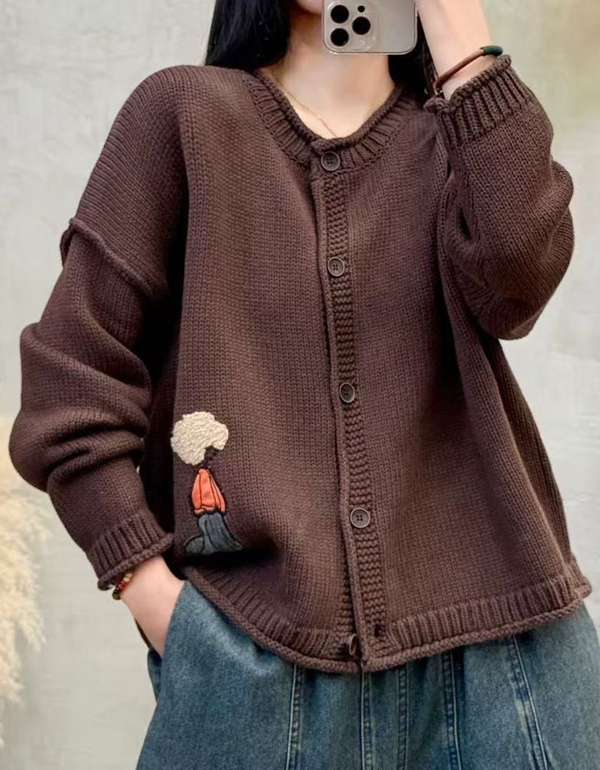 Sofía – Cárdigan casual de punto con botones