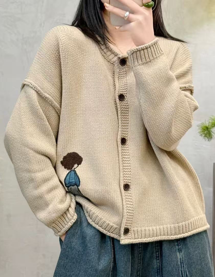 Sofía – Cárdigan casual de punto con botones