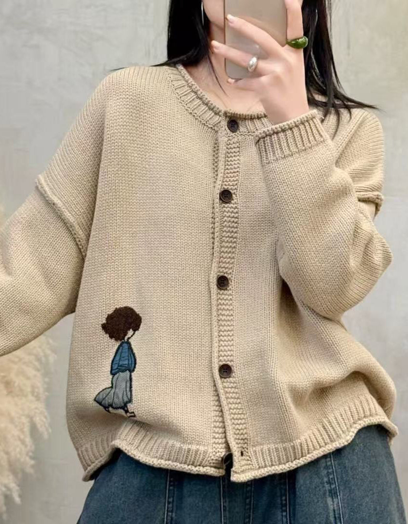 Sofía – Cárdigan casual de punto con botones