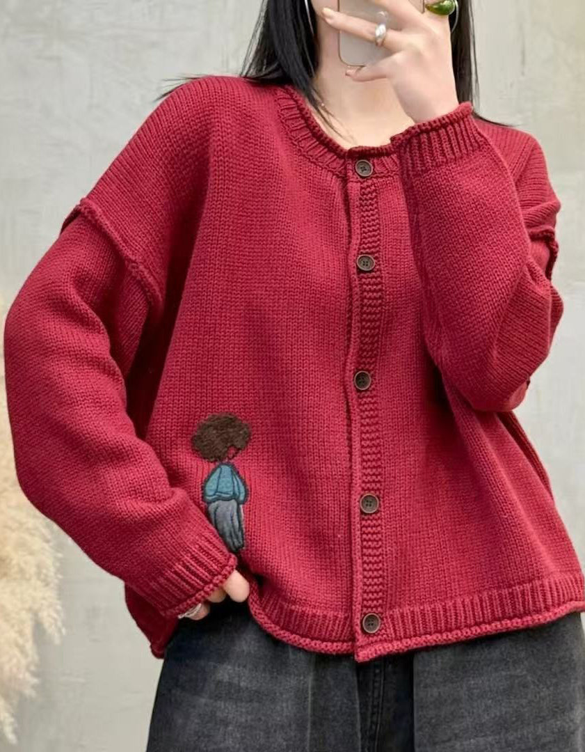 Sofía – Cárdigan casual de punto con botones