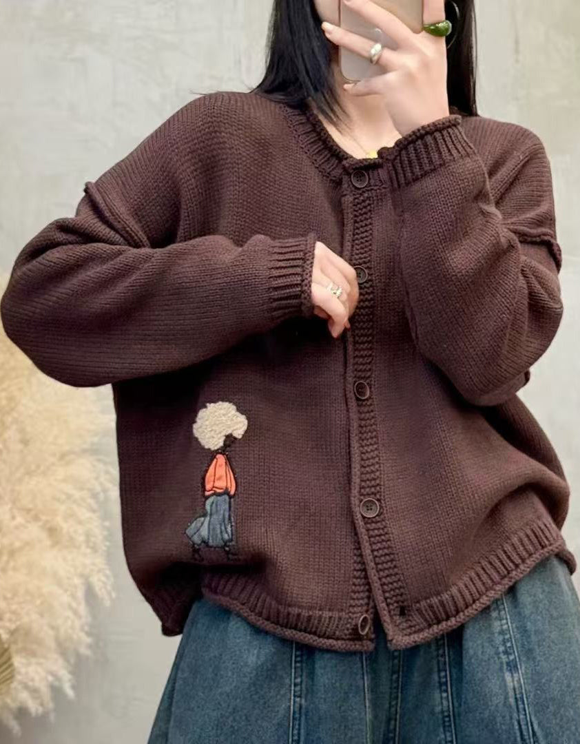 Sofía – Cárdigan casual de punto con botones