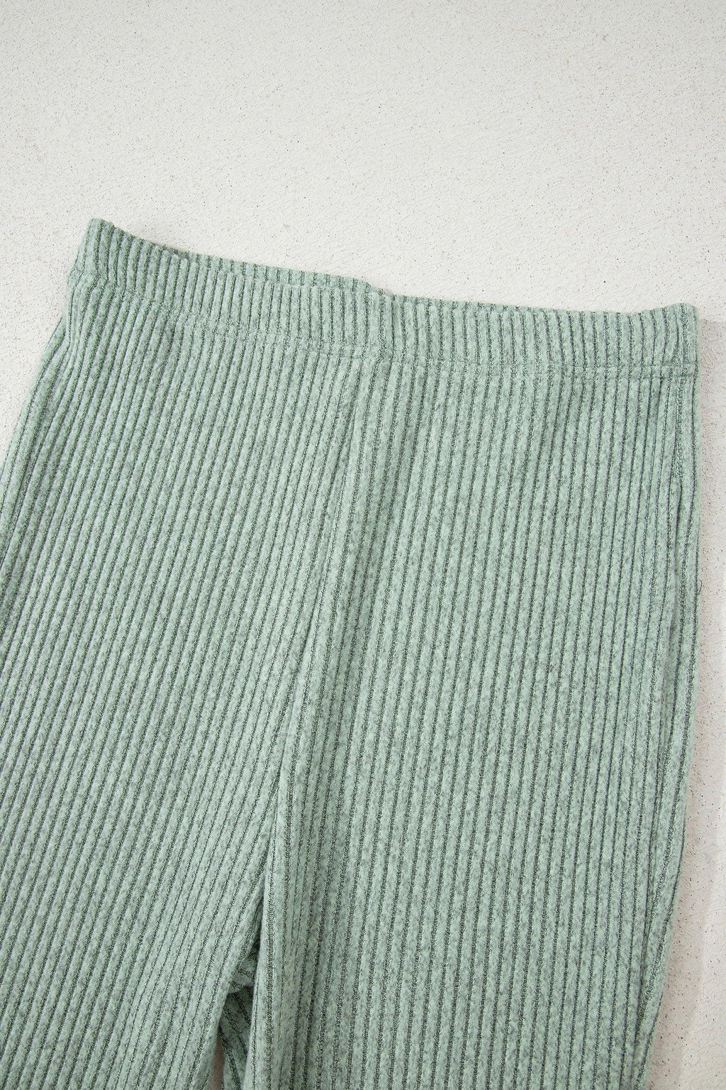 Rosaly – Conjunto de Dos Piezas Ribbed de Manga Larga
