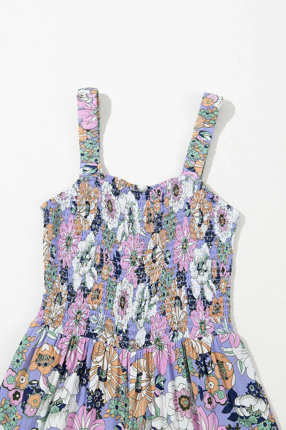 Lucía - Vestido Floral Largo Corte Imperio Elegante