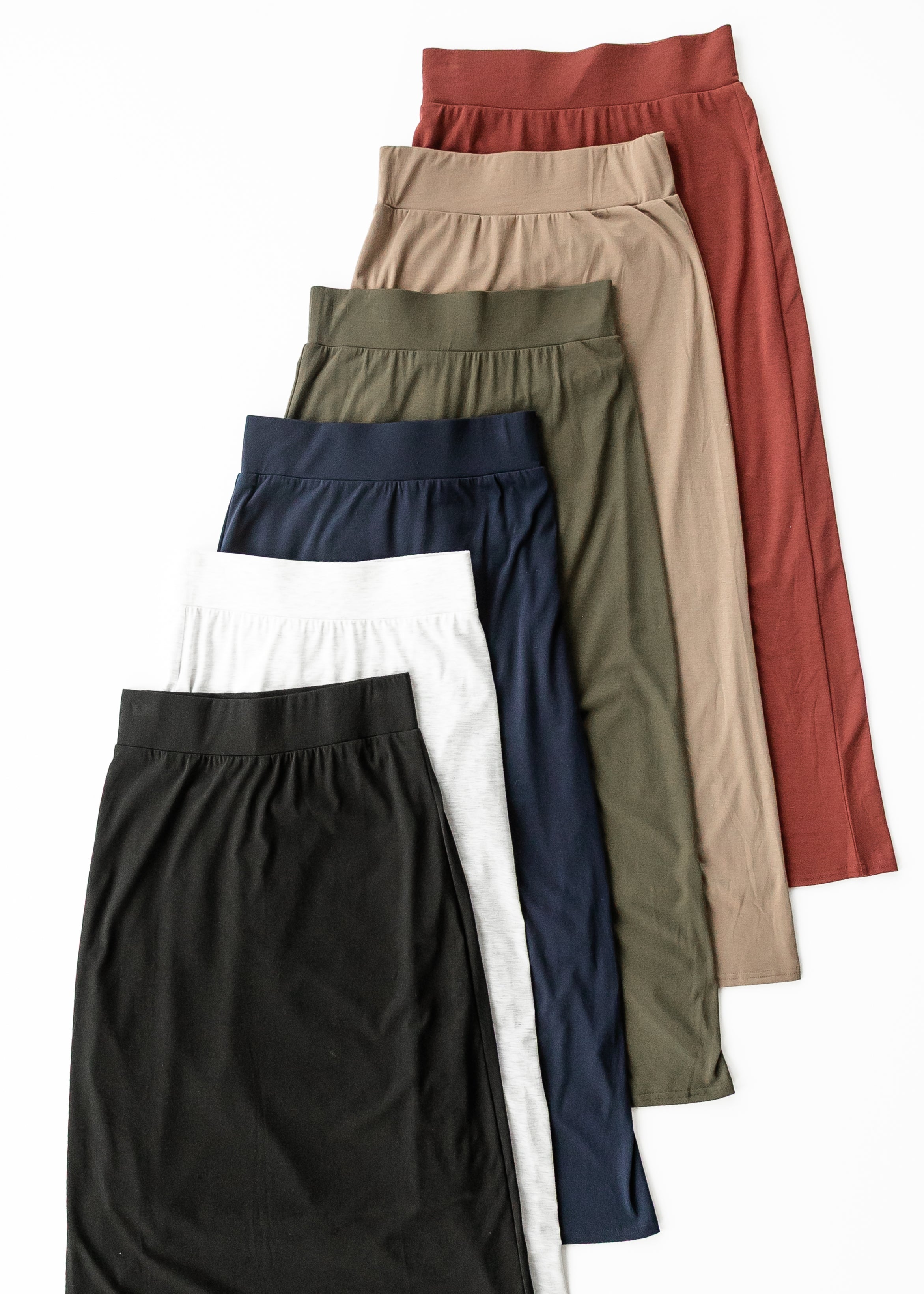 Clarise – Falda Maxi de Punto Premium