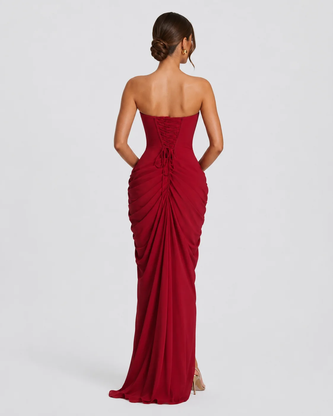 Paola - Vestido drapeado