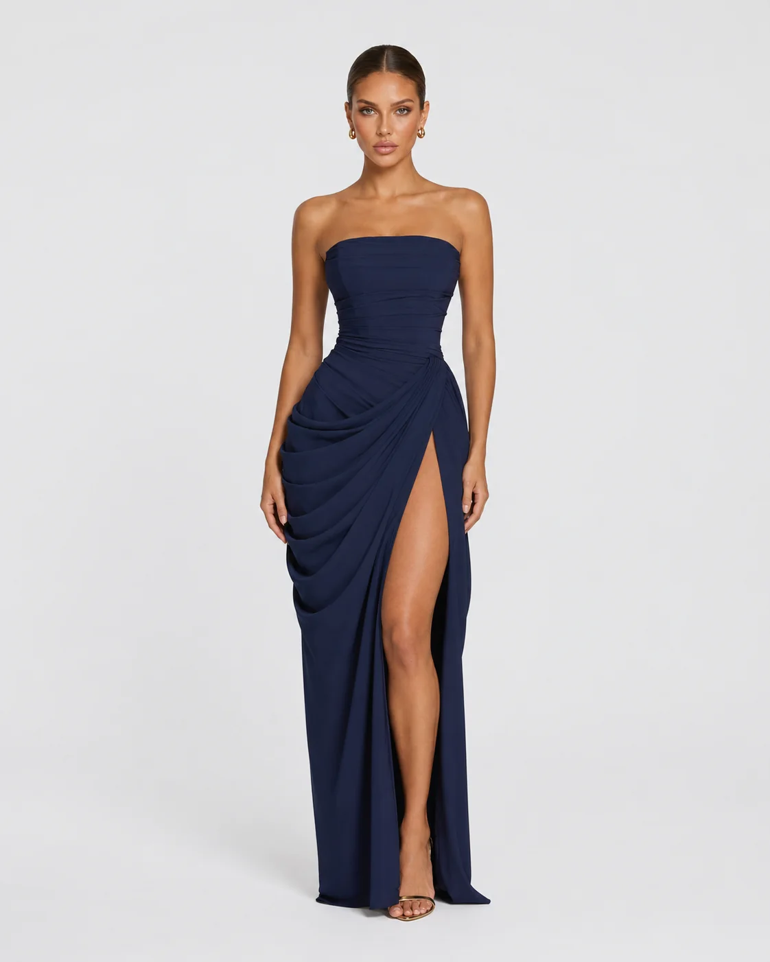 Paola - Vestido drapeado