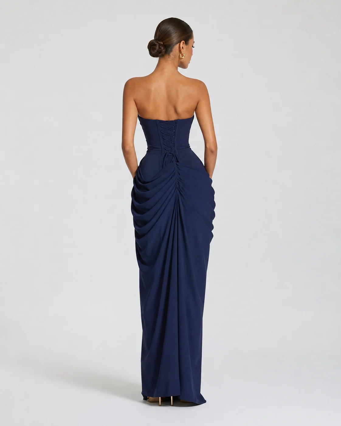 Paola - Vestido drapeado