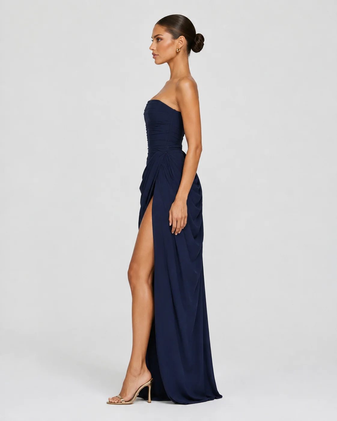 Paola - Vestido drapeado