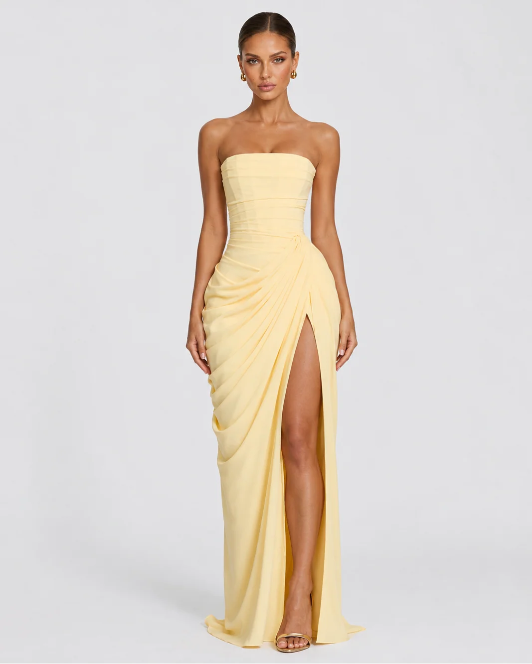 Paola - Vestido drapeado