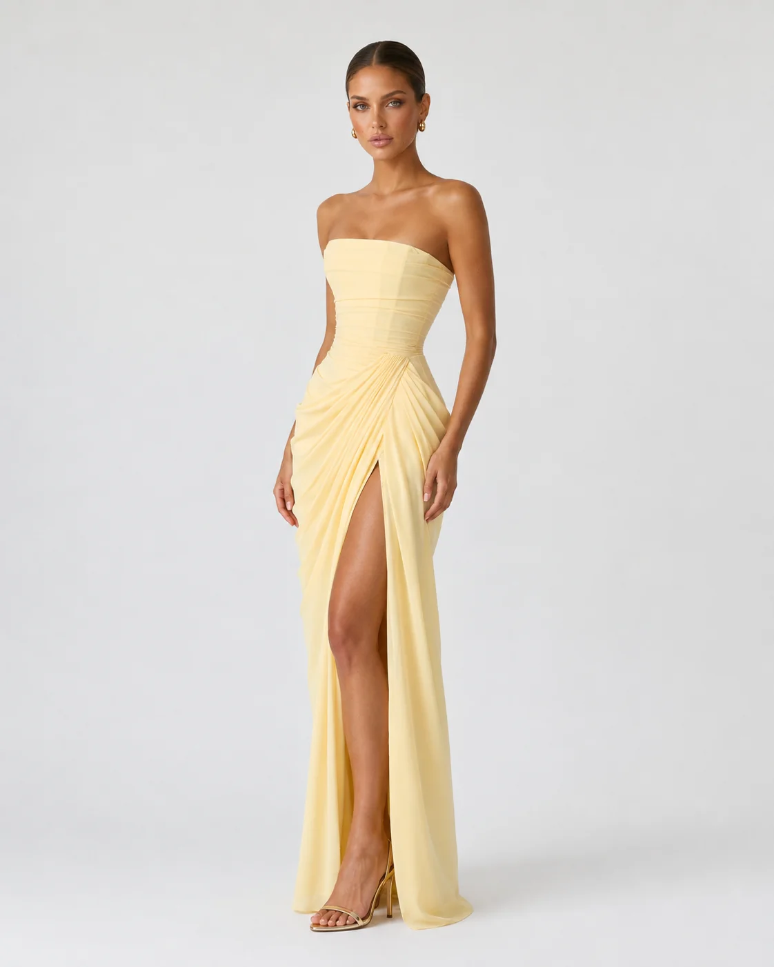 Paola - Vestido drapeado