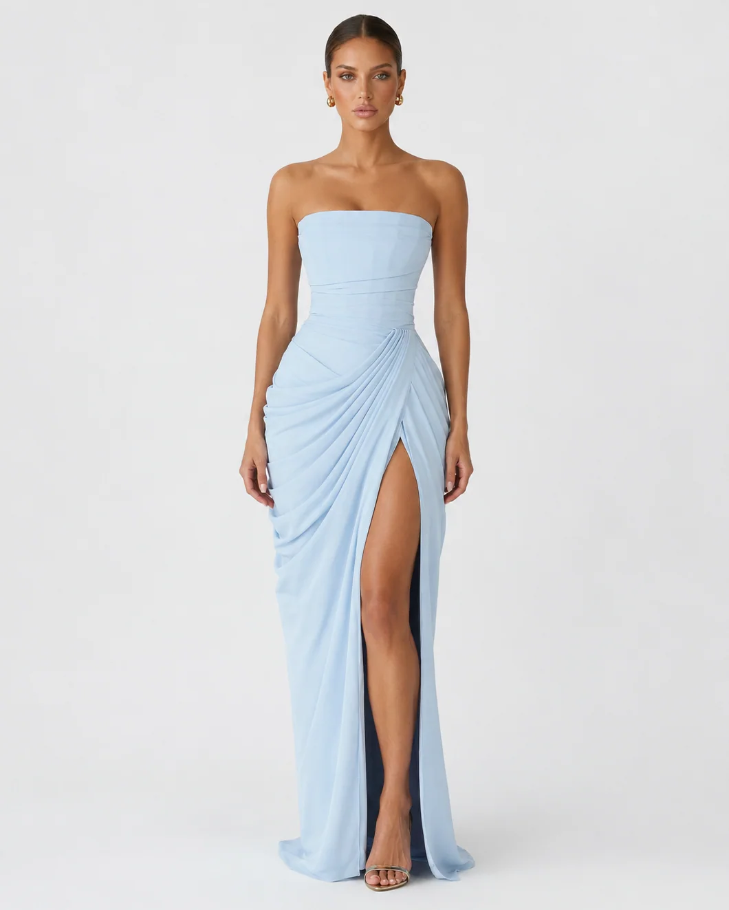 Paola - Vestido drapeado