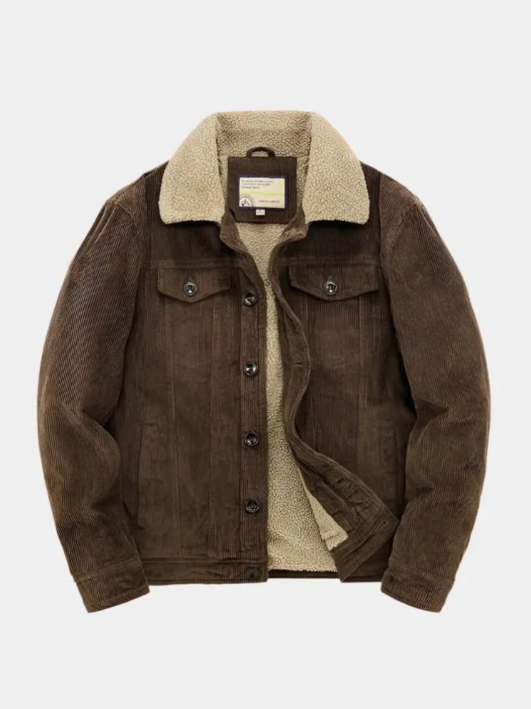 Tiago – Chaqueta de pana vintage minimalista