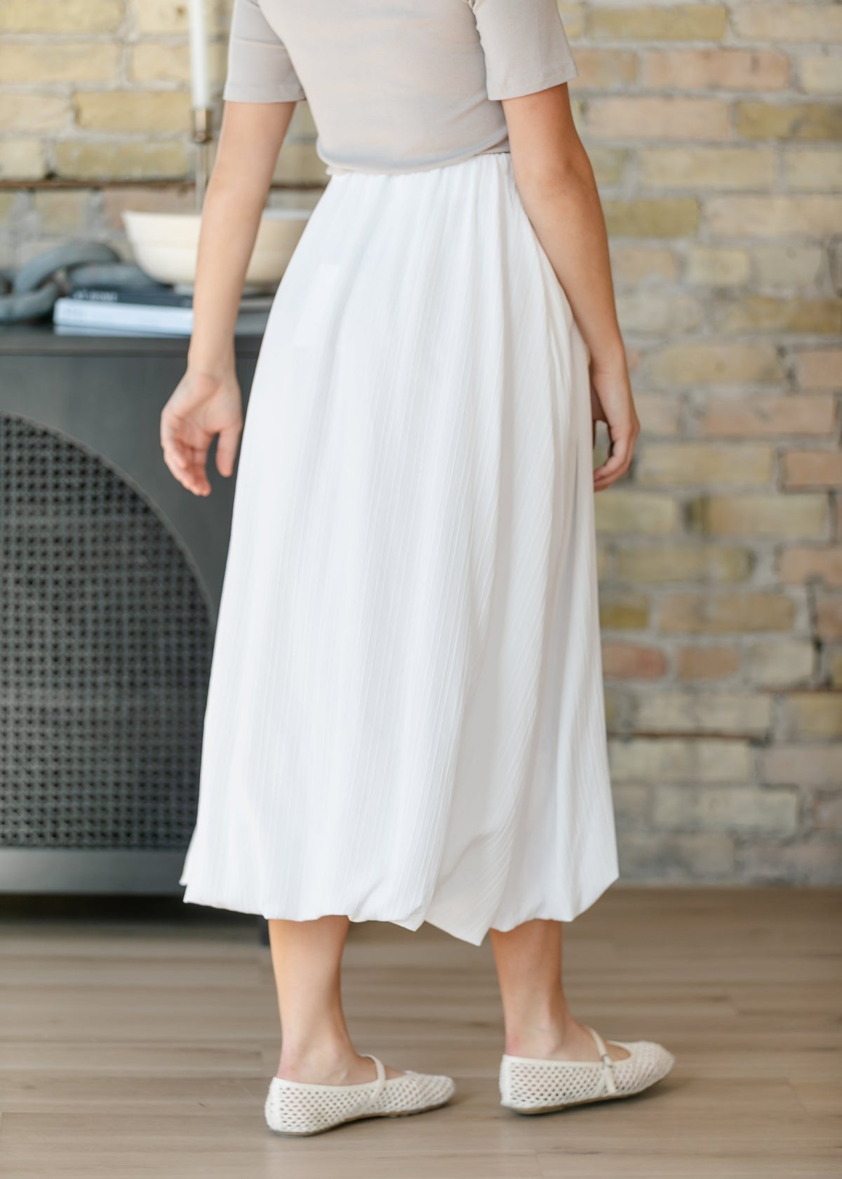 Valeria – Falda Maxi Fluida Estilo Bubble
