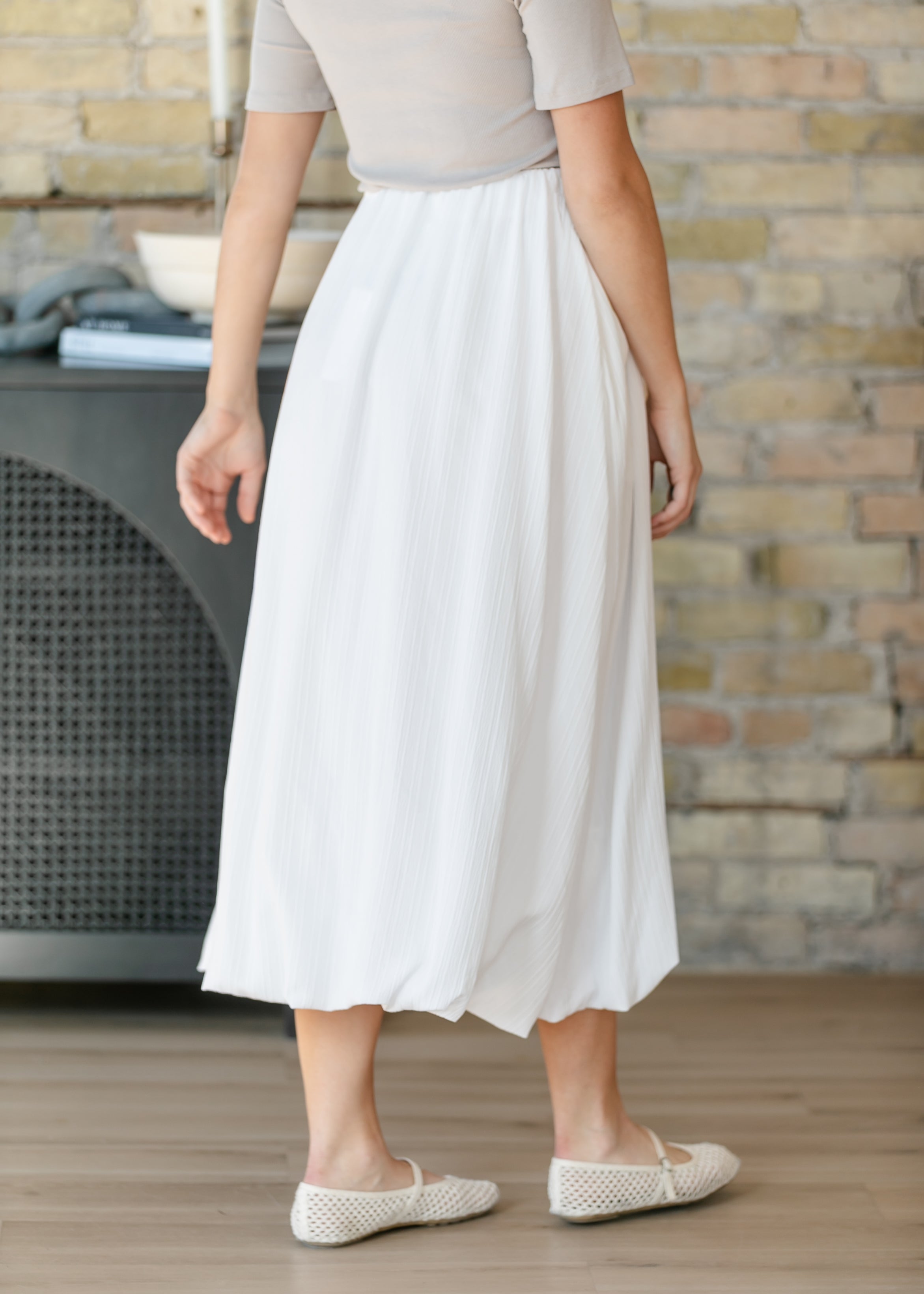 Valeria – Falda Maxi Fluida Estilo Bubble