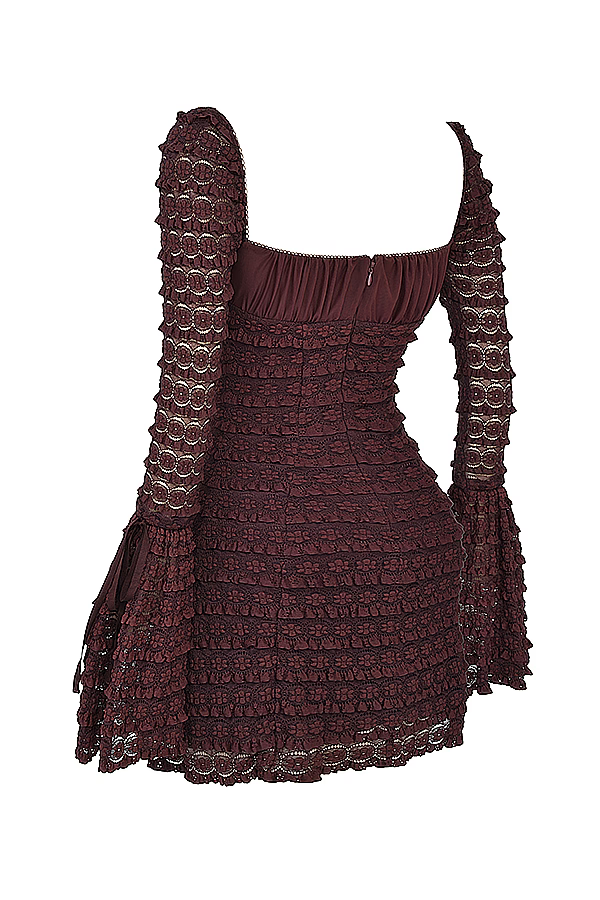 Carmen | Vestido color espresso