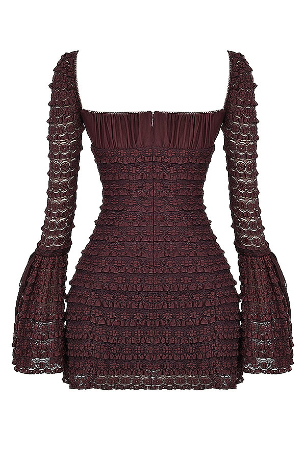 Carmen | Vestido color espresso