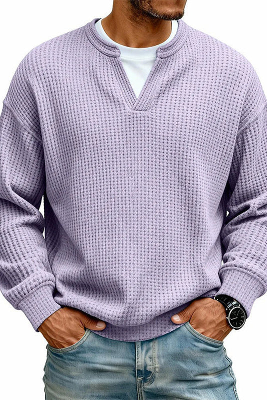Waffle | Camiseta cuello en V