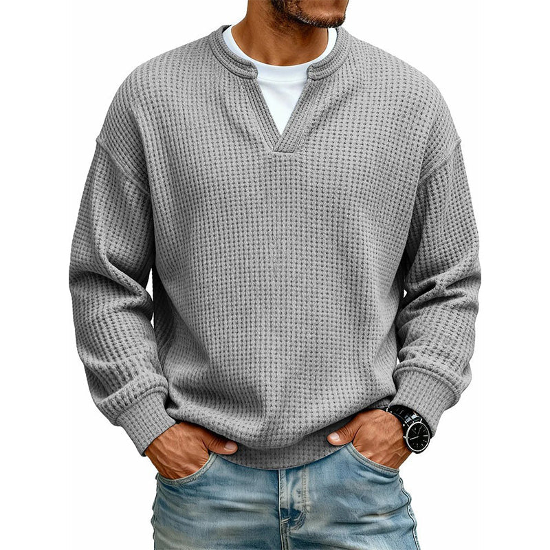 Waffle | Camiseta cuello en V