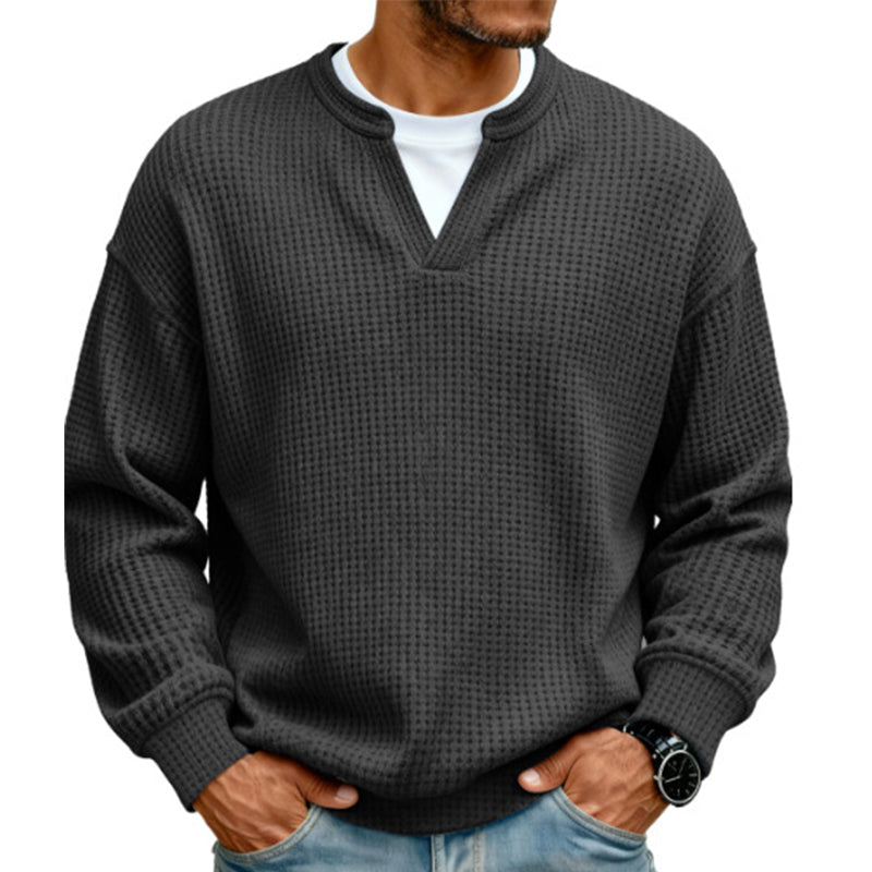 Waffle | Camiseta cuello en V