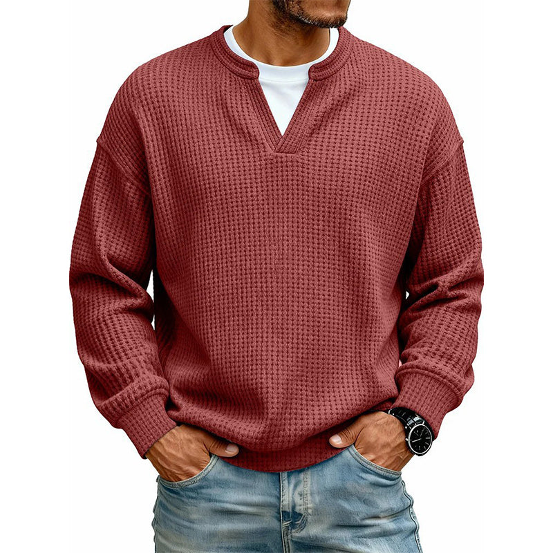 Waffle | Camiseta cuello en V