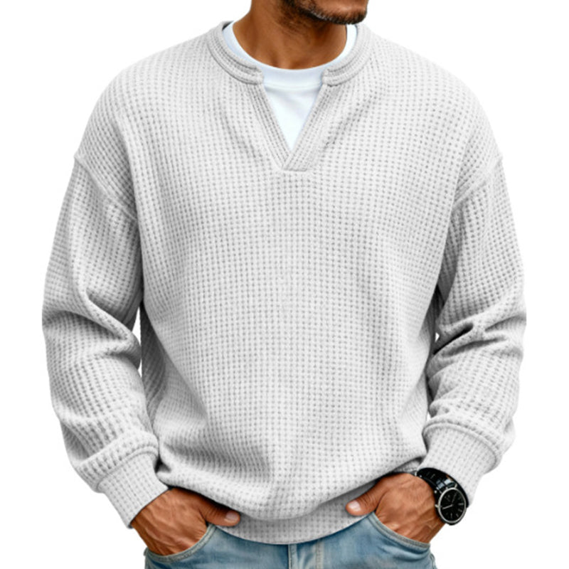 Waffle | Camiseta cuello en V