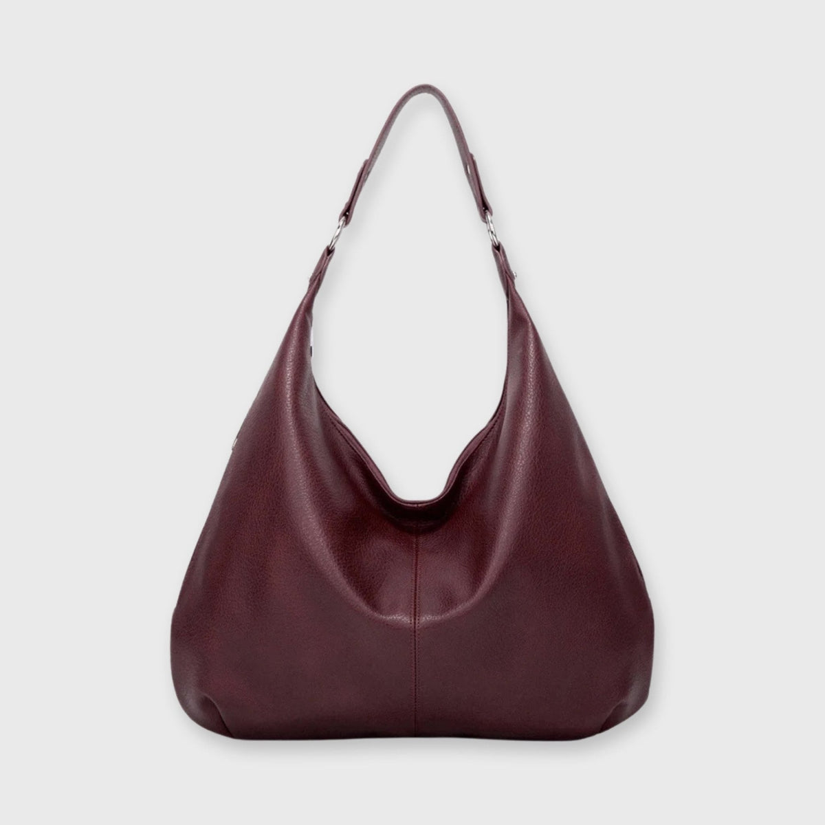 Cassie | Bolso de hombro retro rojo vino
