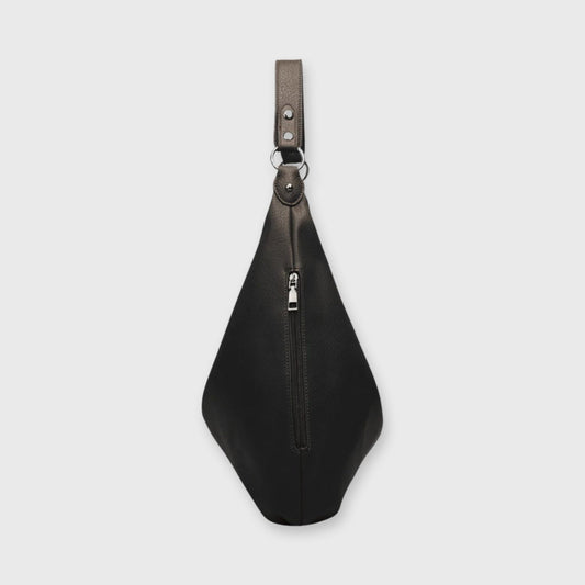 Cassie | Bolso de hombro retro negro